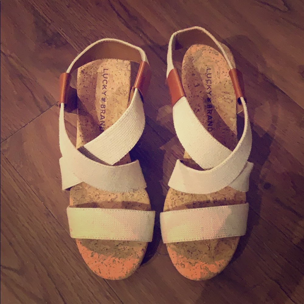 Luck Brand Canvas Wedges